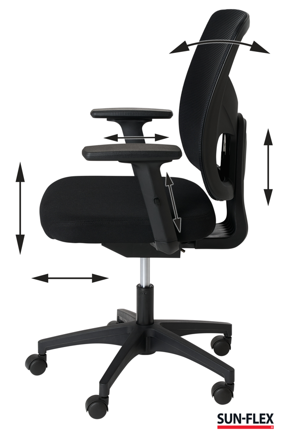 Vælg mellem OfficeChair mesh, MB og HB her